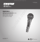 Shure 588SDX Manual Del Usuario