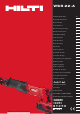 Hilti WSR 22-A Manual De Instrucciones