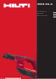 Hilti WSR 36-A Manual De Instrucciones