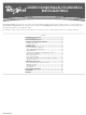 Whirlpool W10395092A Para El Usuario