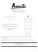 Avanti CBC113G0WG Manual De Instrucciones