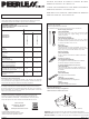 Peerless Faucet P188201LF Serie Manual De Instrucciones
