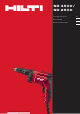 Hilti SD 2500 Manual De Instrucciones