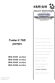 Varian Turbo-V 70D 969-9361 serie Manual De Instrucciones