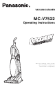 Panasonic MC-V7522 Instrucciones De Operación