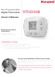 Honeywell RTH5100B Manual Del Propietário