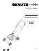 Briggs & Stratton Brute BTPD22625 Manual Del Operador