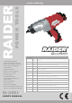 Raider RD-EIW04 Instrucciones De Uso Originales