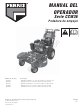 Briggs & Stratton Ferris CCW36 Serie Manual Del Operador