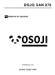 OSOJI DOJO SAN 870 Manual De Usuario