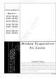 Essick Air WC35 Manual Del Propietário