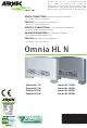 AERMEC Omnia HL 11 N Manual De Instrucciones E Instalación