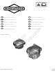 Briggs & Stratton 100600 Manual Del Operador