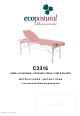 ECOPOSTURAL C3316 Instrucciones