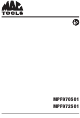 MAG TOOLS MPF970501 Traducido De Las Instrucciones Originales