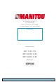 Manitou MHT 10210 LT-E3 Manual De Instrucciones