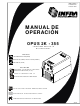 Infra OPUS 2K-355 Manual De Operación