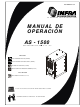 Infra AS-1500 Manual De Operación