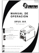 Infra OPUS 560 Manual De Instrucciones