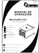 Infra MULTIARC 652 Manual De Instrucciones