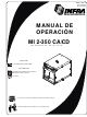 Infra MI 2-350 CA/CD Manual De Operación