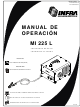 Infra MI 225 L Manual De Operación