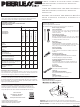 Peerless Faucet P188200LF Serie Instrucciones De Montaje E Instalación