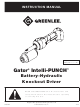 Greenlee Intelli-PUNCH LS100XB Manual De Instrucciones