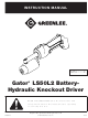 Greenlee Gator LS50LB Manual De Instrucciones
