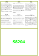 Solid S8204 Manual Del Usuario