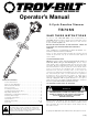 Troy-Bilt TB70CS Manual Operador