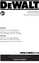 DeWalt DCF903 Manual De Instrucciones