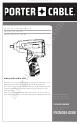 Porter Cable PXCM024-0268 Manual De Instrucciones