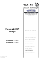 Varian Turbo-V250SF 969-9009 Serie Manual De Instrucciones