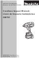 Makita GWT01 Manual De Instrucciones