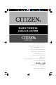 Citizen CPC-110 Manual De Instrucciones