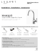 Luxart Marquis MQ611E Instalación