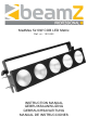 Beamz professional MadMax 5x10W COB LED Matrix Manual De Instrucciones