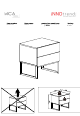 MCA furniture iNNOtrend NOLA3 80206HW4 Manual Del Usuario