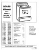 Sears Kenmore 61021 Manual Del Propietário