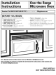 GE JVM1660CB005 Instrucciones De Instalación