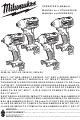 Milwaukee 2656-20 Manual Del Operador