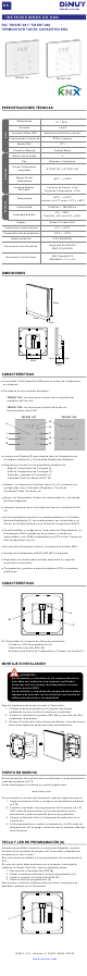 DINUY TM KNT 001 Instrucciones De Uso