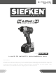 Siefken MAGNUM BRUSHLESS TECH Serie Manual De Instrucciones
