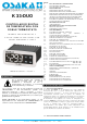 Osaka K 33-DUO Manual De Usuario