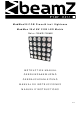Beamz MadMax 25x10W COB LED Matrix Manual De Instrucciones