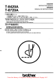 Brother T-8420A Manual De Instrucciones