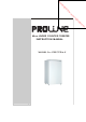 Proline PFZ175WA-F Manual De Instrucciones