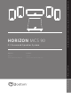Boston Acoustics HORIZON MCS 90 Manual De Instrucciones