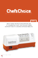 Chef's Choice D203 Manual De Instrucciones